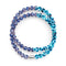 Blaues Byzanz | 925er Sterlingsilber | Firefly-Glasfolie